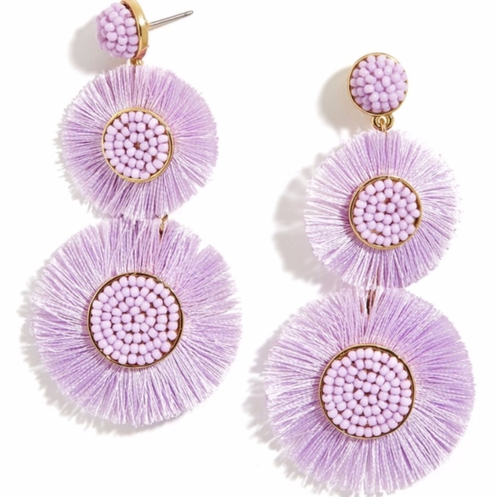 BaubleBar Purple Drop Earrings